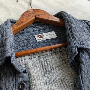 Tellason Men's Quilted Button-Up Shirt - XL - Made in USA